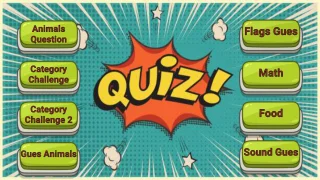 Quiz Trivia Gues the Animal, Music, Flags