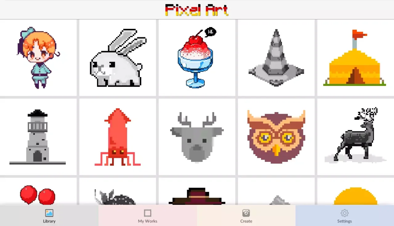 Pixel Art Color by Number — screenshot 1
