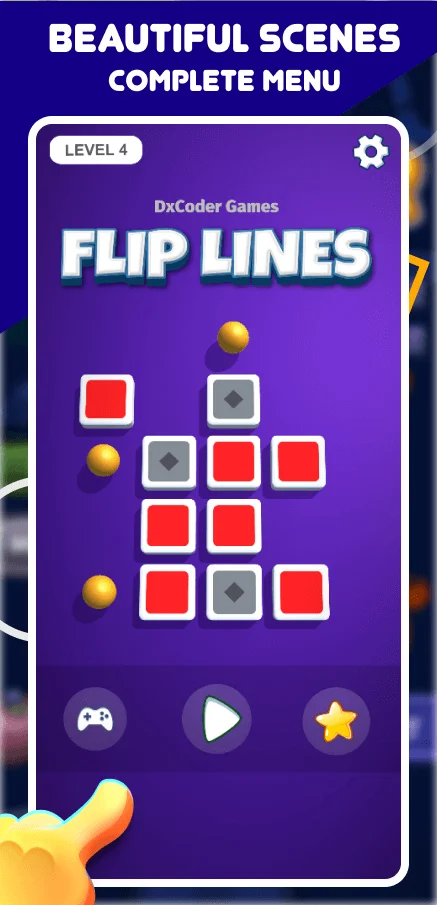 Flip Lines | Hypercasual Puzzle — screenshot 9