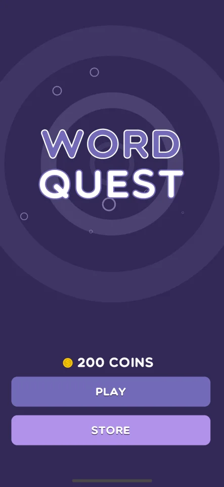 Word Quest + Level Editor — screenshot 1