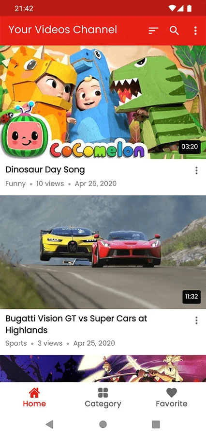 Your Videos Channel — screenshot 2