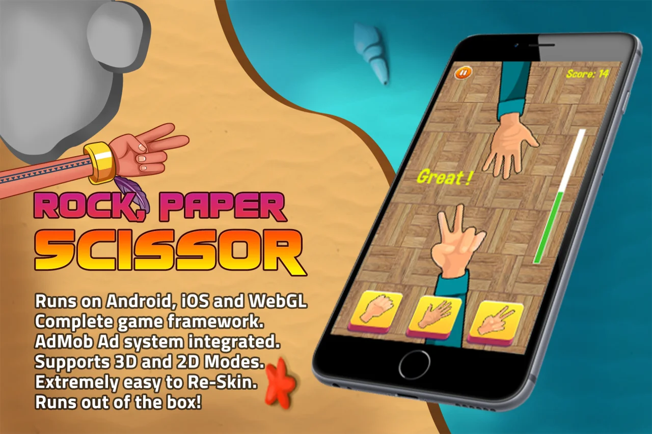 Rock Paper Scissor - Complete Unity Project — screenshot 1
