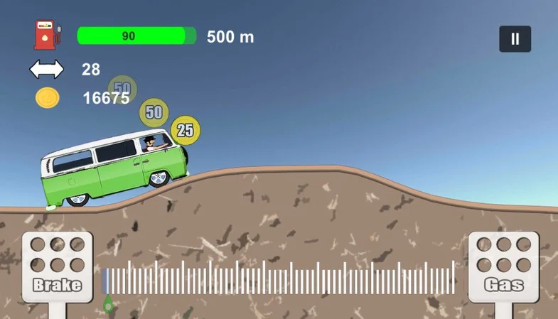 2D Racing Game 2022 - Unity Hill Climbing Racing — screenshot 2