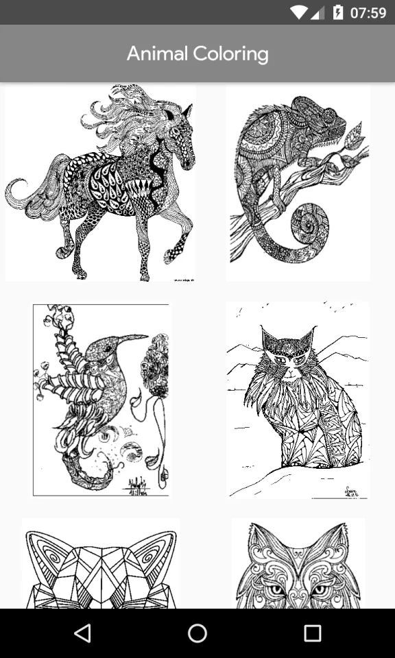 Coloring Book Android with AdMob — screenshot 4