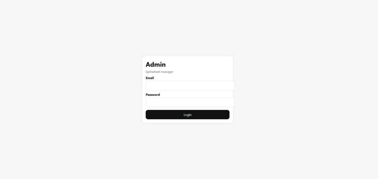 Spin & Win Wheel Email Lead Capture & Conversion Tool (Self-Hosted) — screenshot 1