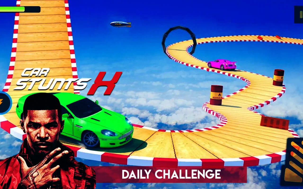 Car Stunts X - Unity Source Codes Game Templates Racing — screenshot 1
