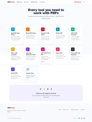 PDF Tools Web App Template