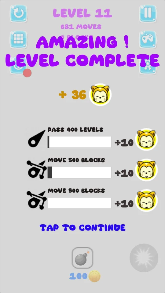 Tap Out, Tap Master, Tap Away — screenshot 2
