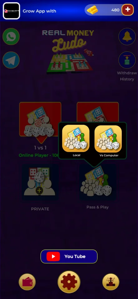 Elite Ludo Real Money Earning Android App v6 with Admin Panel — screenshot 2