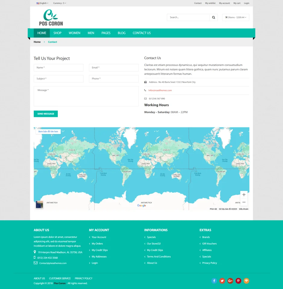 POS Coron Responsive HTML5 eCommerce Website Template with Full Pages — screenshot 7