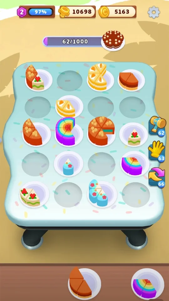 Cake Sort: 3D Color Puzzle — screenshot 2