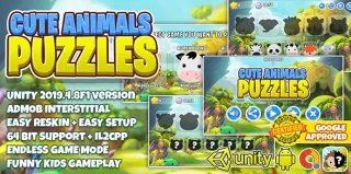 Cute Animal Puzzle Kids