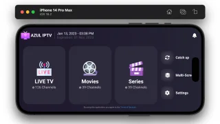 AZUL IPTV XTREAM, Multiple Format, Android TV