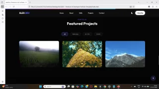 ALEXDEV Premium AI Developer Portfolio Template