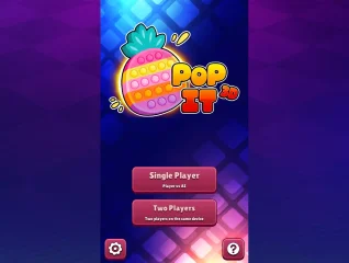 Pop It 3D Fidget, Two Players Game with AI