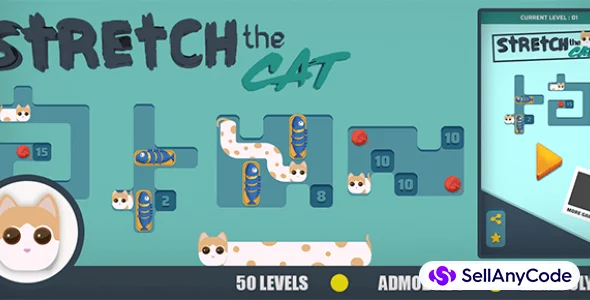 Stretch the Cat | Puzzle Game | Hypercasual Game