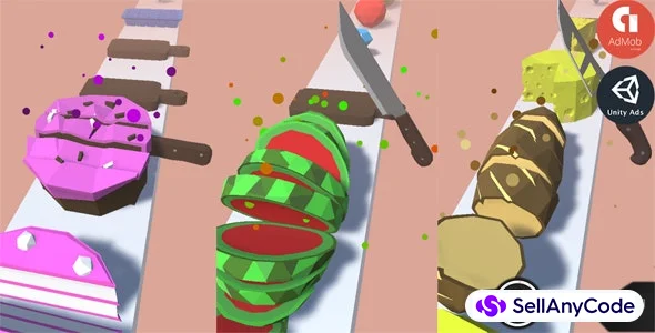 Slice It Up - Complete Unity Game + AdMob — cover