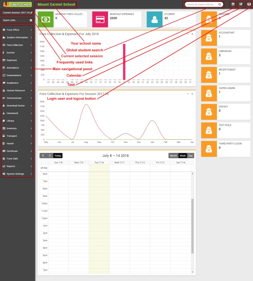 Smart School Management System V 7.0.1 — screenshot 1