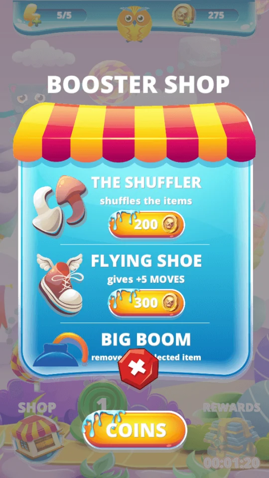 Sweety Shapes Physics Match3 — screenshot 7