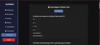 QuizNest - AI Quiz App