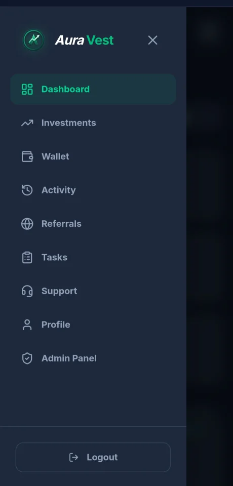 Aura Vest - Premium AI Investment & ROI Platform — screenshot 2