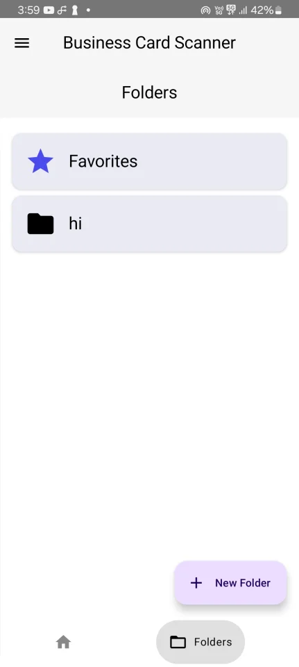 Business Card Scanner App Kotlin OCR + PDF/CSV E — screenshot 2