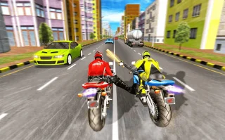 Bike Attack Race: Highway Tricky Stunt Rider