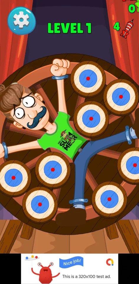 Circus Dart Wheel | Trending Game — screenshot 1