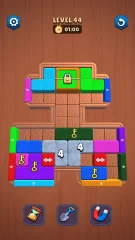 Color Block Jam 3D - Wood Block
