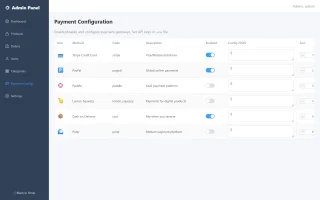 EC Shop Python FastAPI + Vue 3 eCommerce Script, Stripe, PayPal, Paddle, Lemon Squeezy, Polar + COD