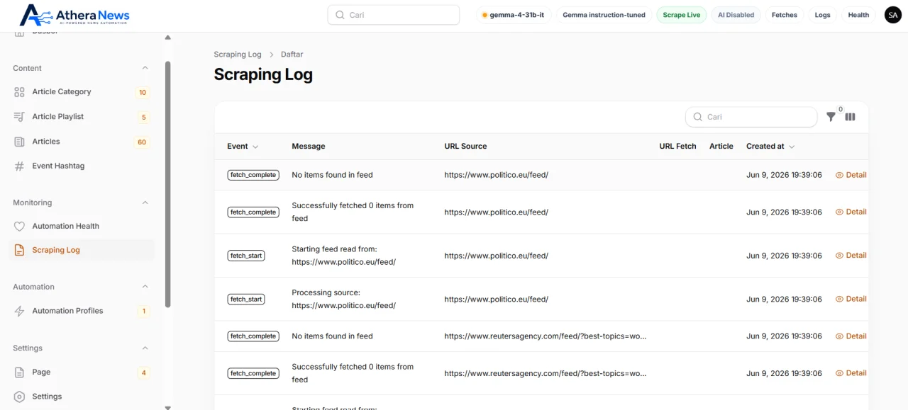 AtheraNews — screenshot 2