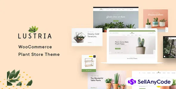 Lustria - MultiPurpose Plant Store WordPress Theme