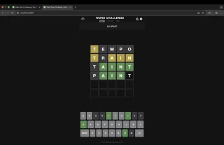 Word QUEST ADVENTURES: Daily Word Challenge - HTML5 Word Guessing Game