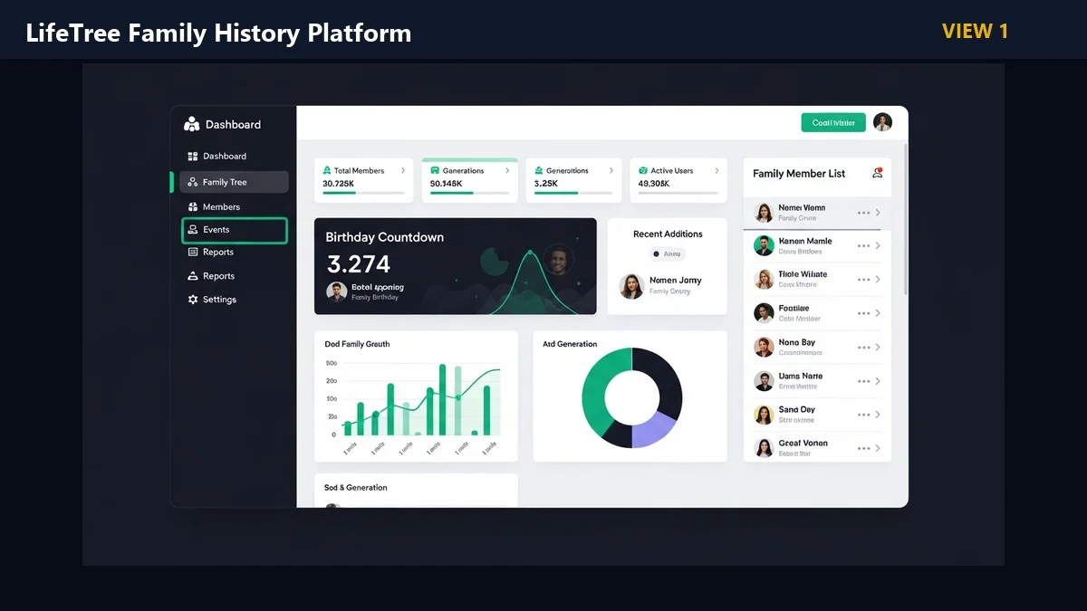 LifeTree Family History Platform — screenshot 1
