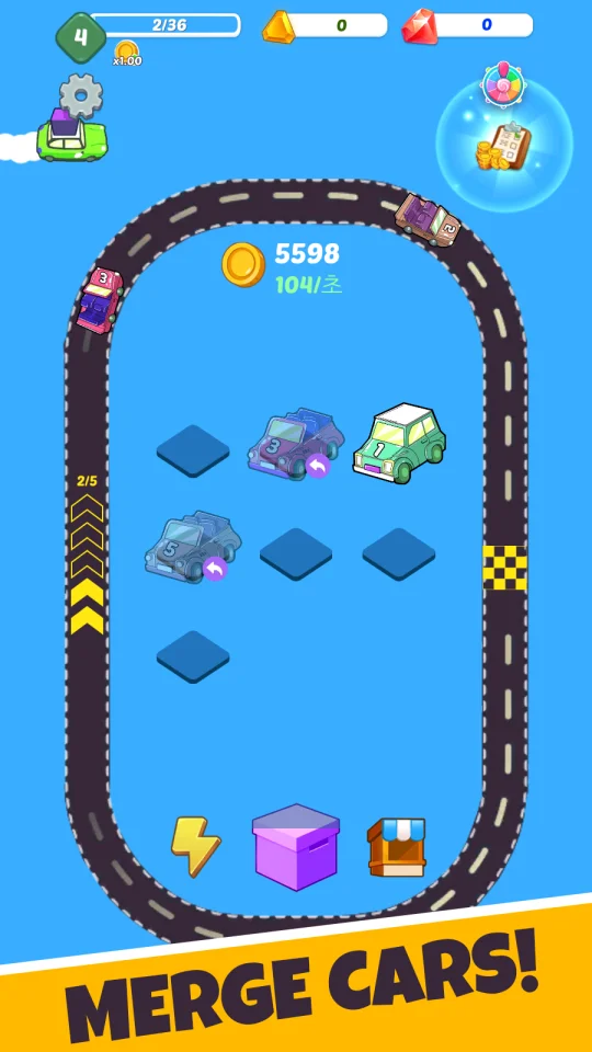 Merge Speed Cars: Unity Project — screenshot 1