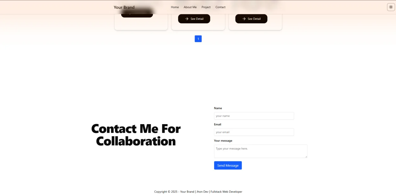 Premium Portfolio Template — screenshot 5