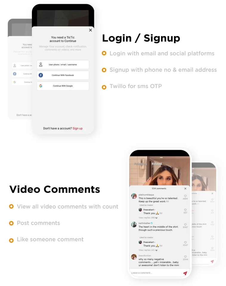 TicTic - Android Media App for Creating and Sharing Short Videos — screenshot 4