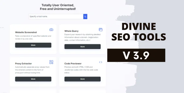 Divine SEO Tools - Online SEO Tools Script — screenshot 2