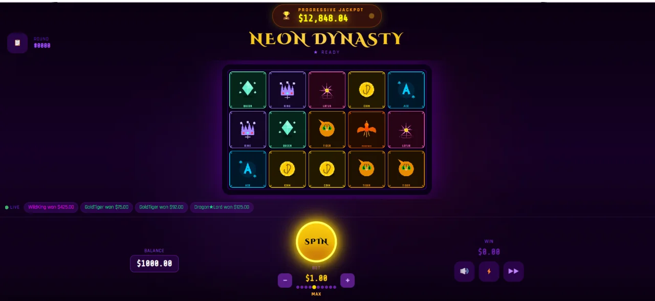 Production-Grade Slot Game — screenshot 1