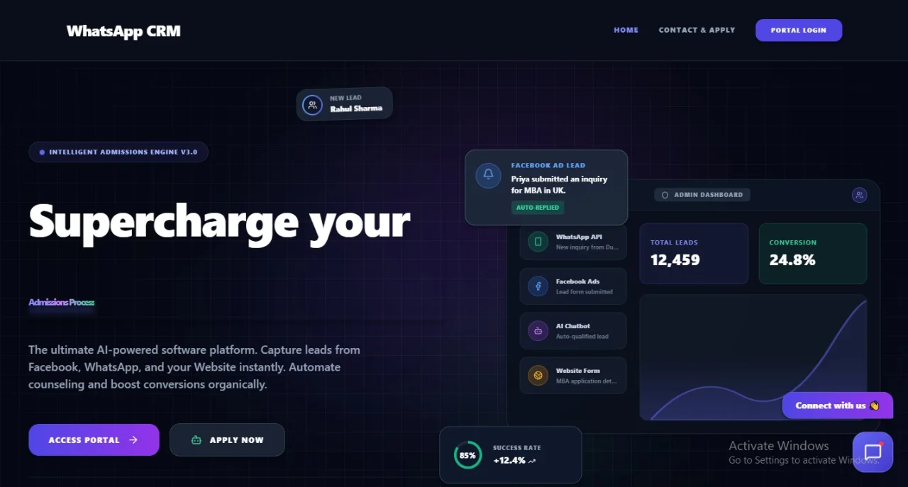 Modern Role-Based Enterprise CRM — screenshot 1