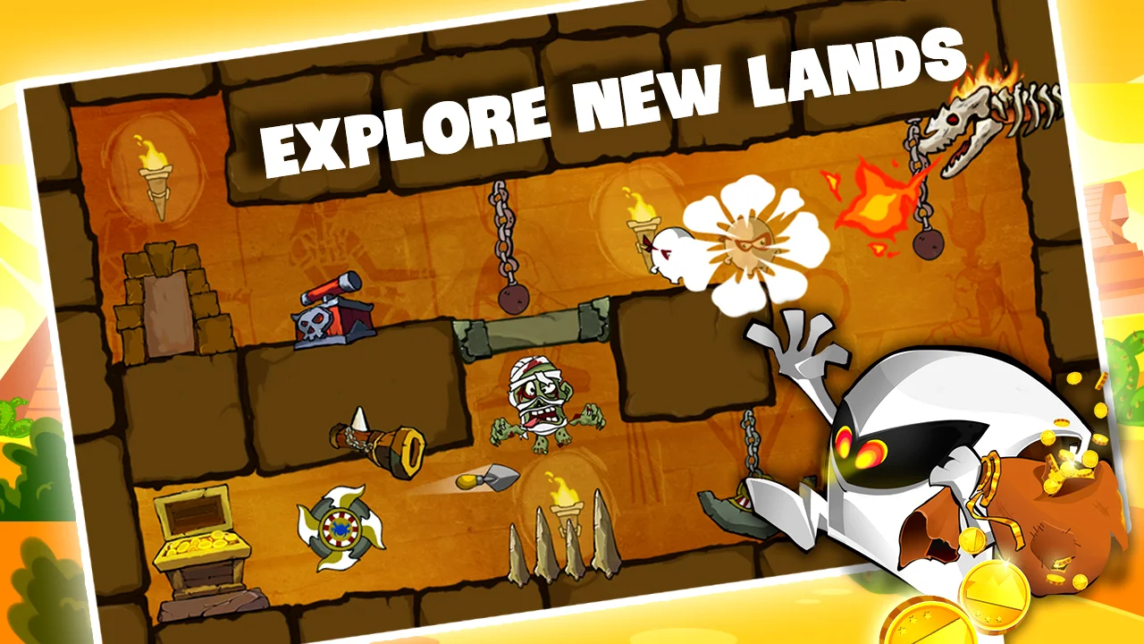 King of Pyramid Thieves Complete Game + 90 Levels & Level Editor — screenshot 4