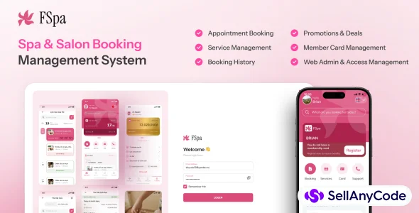 FSPA - Spa & Salon Booking Management System - Android