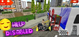 Wheel Chair Ambulance Rescue Simulator Game