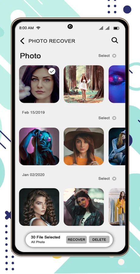 Deleted Photo Recovery & Restore Deleted Photos - Deleted FIle Recover Like Photo, Video and Music Files - Super Recovery — screenshot 5