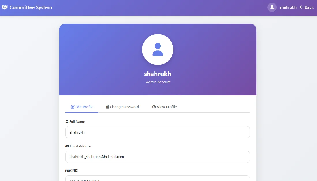 Committee System Management — screenshot 6
