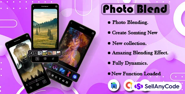 Photo Blender & Photo Editor - Auto Photo Mixer - Ultimate Photo Blender - Blend Me Photo Editor