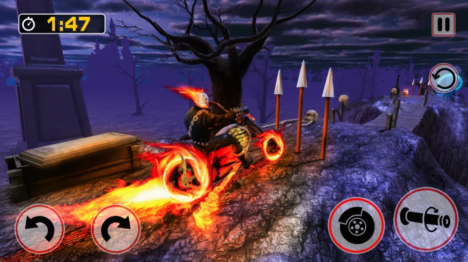 Ghost Bike Rider Simulator — screenshot 1