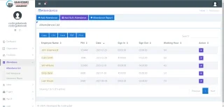 Human Resource Management System in PHP CodeIgniter with Source Code