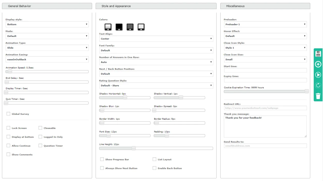Modal Survey - WordPress Poll, Survey & Quiz Plugin — screenshot 5