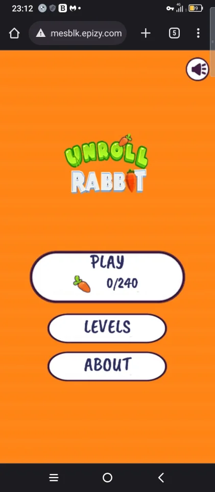 Unroll Game AdMob Android Game — screenshot 1